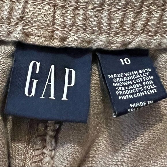 GAP Tan Utility Cargo Jogger Pant Size 10 - Picture 9 of 10